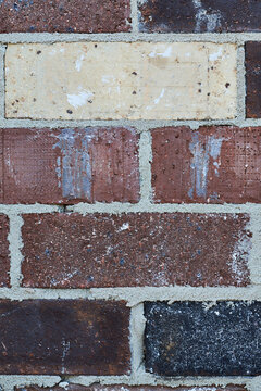 Bricks newly laid on house build
