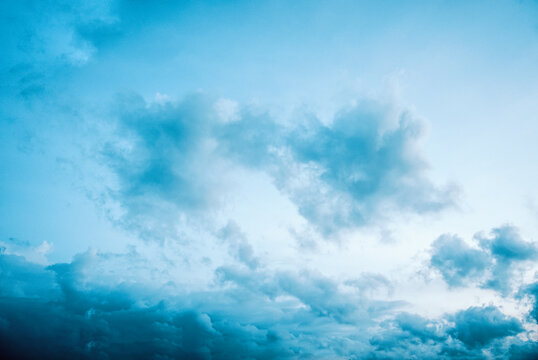 Cloud On The Blue Sky In The Afternoon