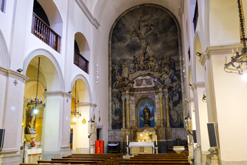 Fototapeta na wymiar Lleida - Old Town Church