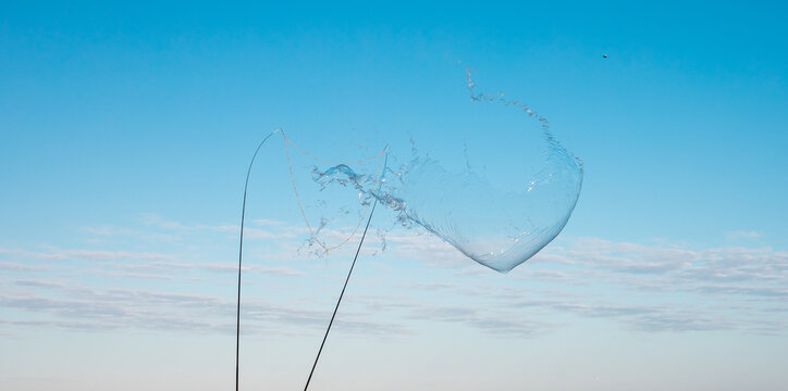 Bubbles at dusk