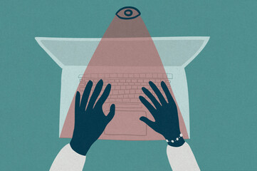 Internet virus concept