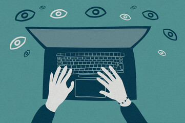 Digital surveillance concept