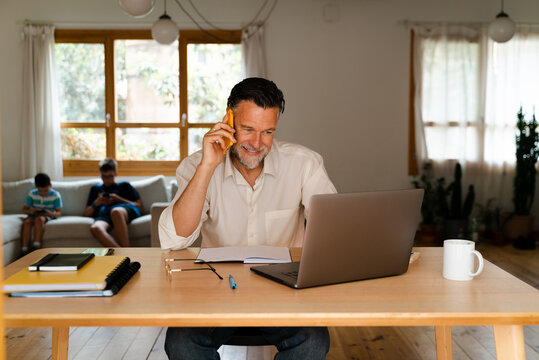 Man Working From Home
