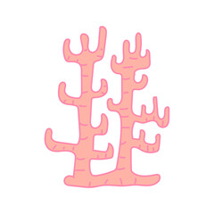 cute seaweed hand drawn vector illustration design element