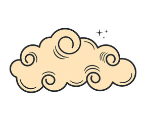 beautiful cloud design