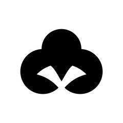 Cloud and book icon, Cloud symbol for your website design,