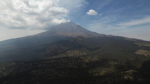 Popocatepetl Active Volcano Mexico 