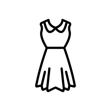 recommend clip art: Dress fashion icon vector graphic illustration