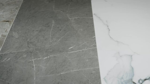 Exhibition or shop of ceramic granite and ceramic tiles.