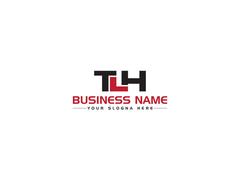 Abstract TLH Logo Icon, Creative TL Logo Letter Vector Image With Colorful Brand Symbol Design For Business