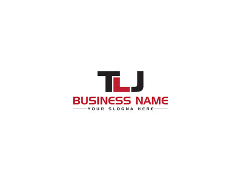 Abstract TLJ Logo Icon, Creative TL Logo Letter Vector Image With Colorful Brand Symbol Design For Business
