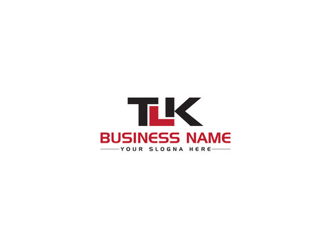 Abstract TLK Logo Icon, Creative TL Logo Letter Vector Image With Colorful Brand Symbol Design For Business