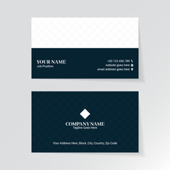 Law Firm Lawyer Style Business Card Design Template with Black and White Colors	
