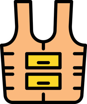 recommend clip art: Canoe vest icon outline vector. Kayak boat. Water paddle