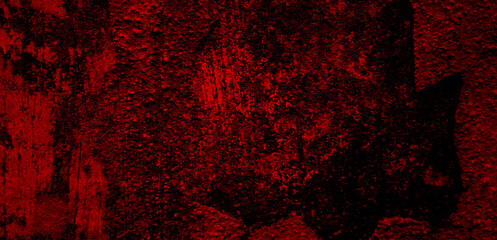 Charismatic Abstract Texture. Boundless Dark Red Color. Dark Red For Horror Background.