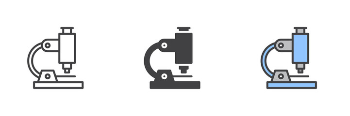 Microscope different style Icon