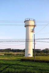 power station in the countryside