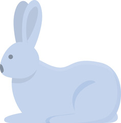 Polar bunny icon cartoon vector. Moose animal. Wilk creature © nsit0108
