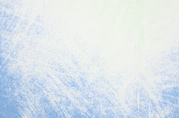 Light green blue pastel color background. Scratch pattern designed paper texture.