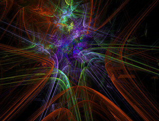 Imaginatory fractal abstract background Image