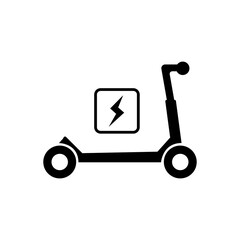 scooter icon on white background