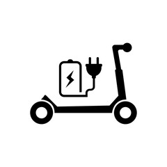 scooter icon on white background