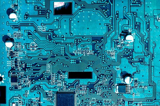 Background of the silhouette of the computer motherboard for the design of the company's IT site. Circuit board. Electronic computer hardware technology. Motherboard digital chip.