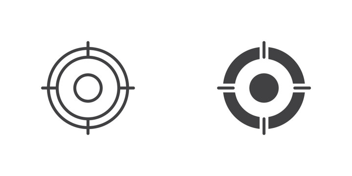 Target aim icon