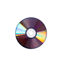CD disk for computer isolated on white background.