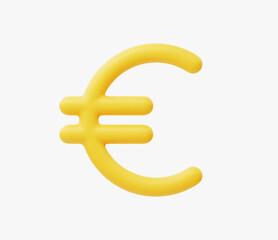 3d Realistic Euro Money Icon vector illustration