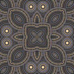 Fine victorian majolica tile seamless pattern. Ethnic structure vector patchwork. Textile print design. Stylish spanish mayolica tilework seamless pattern. Interior decor template.