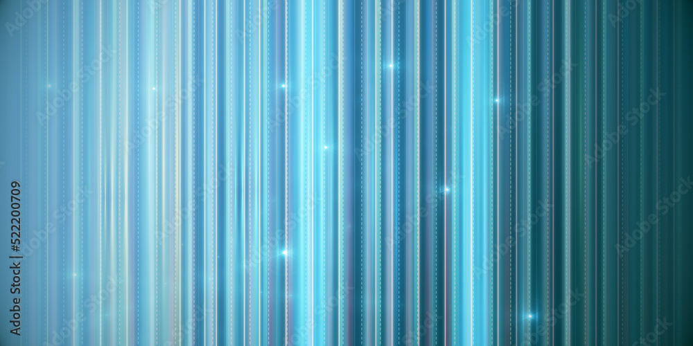 Leinwandbilder abstract wide blue tech lines background. design and technology concept. 3d rendering.