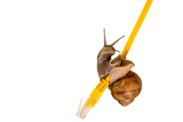 Internet connection with snail speed