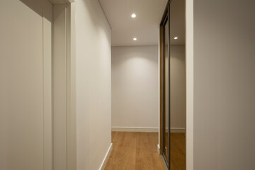 Empty new apartment interior, corridor