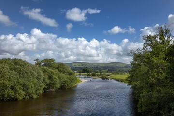 Fototapeta na wymiar Anon tywi river, llangadog carmarthenshire Wales, england, UK, united kingdom. 
