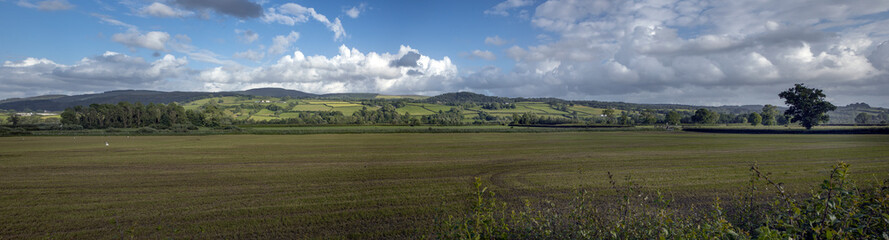 Fototapeta na wymiar Anon tywi, hills, llangadog carmarthenshire, Wales, england, UK, united kingdom, panorama,