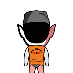 cartoon people kids illustration vector design. Expression of person facing boy cartoon avatar vector. Boy avatars
