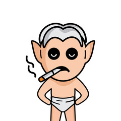 cartoon people kids illustration vector design. Expression of person facing boy cartoon avatar vector. Boy avatars