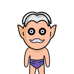 cartoon people kids illustration vector design. Expression of person facing boy cartoon avatar vector. Boy avatars