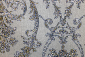 Vintage wall tapestry background texture with canvas pattern