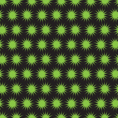 Abstract green and black background with psychedelic pattern. Can be used for wallpaper, pattern fills, textile, web page background, surface textures.
