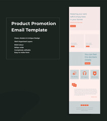 Product Marketing Agency Email Newsletter Template For Product Promotion