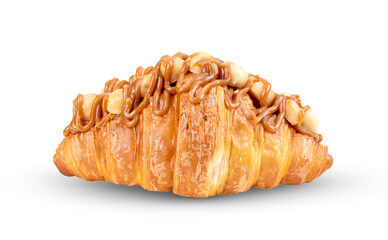 Croissant isolated on white