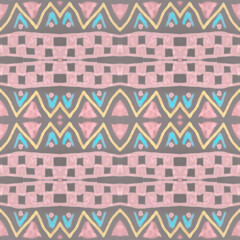 American pattern. Seamless ethnic background.