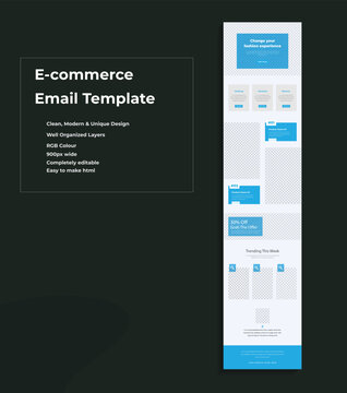 Multipurpose E-commerce Business Email marketing Newsletter Template