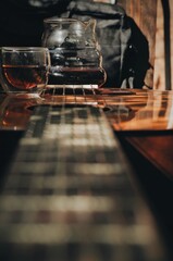 coffee guitar music acoustic morning