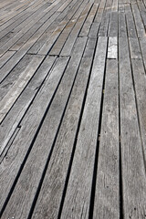 Boardwalk of the pier.  Clacton on sea. Essex. England. UK, Great Brittain. Seaside resort.