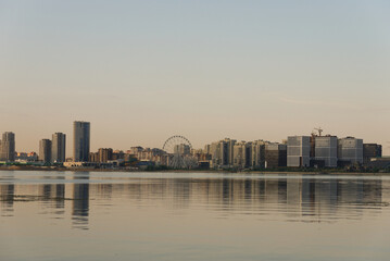 Panoramic view of the city of Kazan. Russia.