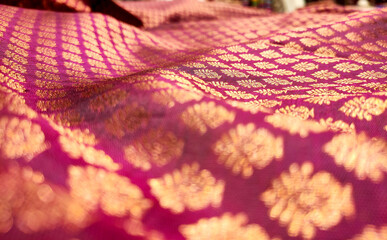 Beautiful indian saree , silk saree from south india.
