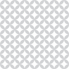 Geometric circle seamless star pattern. Abstract texture for textile.